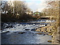 Weirs on the River Aman, Ammanford in SA18 2NT