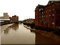 The River Hull from North Bridge in HU1 3DG