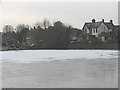Mere Pond, frozen in KT20 7SQ