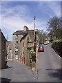 Steep lane at Luddenden in HX2 6RQ