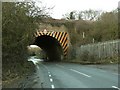 Railway bridge on Lower Dunton Road in CM13 3SS
