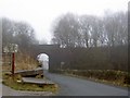 Low bridge over Whalley Lane near Denholme in BD13 4JS