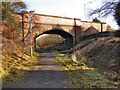 Bridge over disused railway at Bradley Fold Road in M26 4WQ