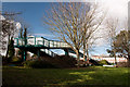 Footbridge over Outlands Road - Plymouth in PL2 3PX