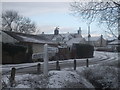 Gransmoor village winter scene in YO25 8HX