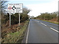 Folders Lane east towards the roundabout junction with the B2112 and B2113 in RH15 0US