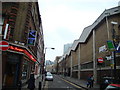 View down Hanbury Street, Banglatown in E1 6BJ