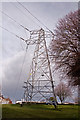 Hillside pylon at Efford - Plymouth in PL3 6JJ