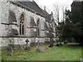 Crosses in the churchyard at St Matthew, Blackmoor in GU35 9EA