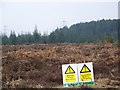 Warning forestry operations, Turf Hill Inclosure in SP6 2NT
