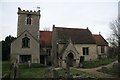 All Saints' from the wall in OX11 0TT