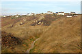 Path through the dunes at Carn Towan, Sennen Cove in TR19 7AY