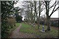 Path by the headstones in OX11 0TT