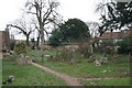 Path past the graves in OX11 0TT