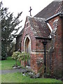 The church porch at St Mary Magdalene, Oakhanger in GU35 9JU