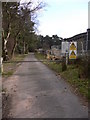 Pathway onto MoD land near Whitehill in GU35 9AF