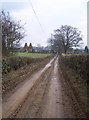 Access road to Beckett's Farm in TN11 8JZ