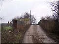 Beckett's Farm access bridge over the railway in TN11 8JZ