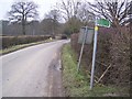 Footpath crosses road in TN8 7WH