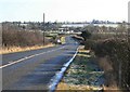 Dusting of  snow on Leverton road in DN22 6UG