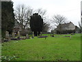 A verdant churchyard at  St Mary, East Worldham in GU34 3AW