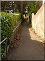 Bournemouth: another path into the Gardens in BH2 5QJ