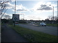 Bournemouth : New Road & Northbourne Roundabout in BH10 7BJ