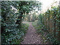 Bournemouth : Public Footpath in BH10 7BJ