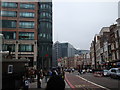 View of Liverpool Street Station and the RBS Headquarters in E1 6BJ