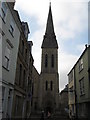 Tower of Wesley Memorial Methodist Church, Oxford in OX1 1LD