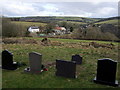 Llanglydwen from the church in SA34 0XR