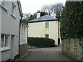 Blind corner in Salcombe Regis in EX10 0XU