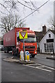 Container transport on the Broad Oak Crossroads in TN31 6DG