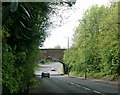 Railway bridge on the B7073 in KA3 6LG