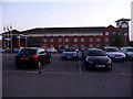 Car park of the Holiday Inn, Waterwells in Quedgeley and Hardwicke