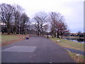 Sefton Park - a wide path in L17 7AS