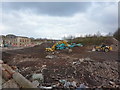Tiding up after the demolition of Woodnook Mill in BB5 0NX