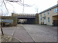 Railway bridge over Scaitcliffe Street, Accrington in BB5 0SQ