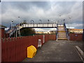 Footbridge at Accrington Railway Station in BB5 0SQ