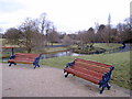 Sefton Park - view north from the Rathbone statue in L17 7AS