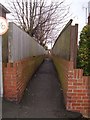 Footpath to Bempton Crescent in YO16 7PU