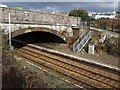 Railway bridge, St Budeaux Ferry Road in PL5 1RA
