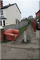 Sofa by the footpath in RG8 7AR