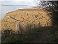 A winter view - Salt marshes south of Laugharne in Laugharne Township Community
