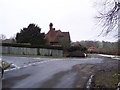 Road junction on Winser Road in Rolvenden Layne