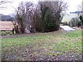 Farm bridge and bridleway over the River Arun near Rowfold Farm in RH12 3PJ