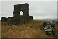 Dunnideer fort and fallen wall viewed from the sou'east in AB52 6LN