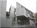 The Scottish Parliament building in EH8 8AD