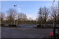 Car park entrance at Mannington Retail Park in SN1 7DR