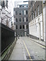 Looking down Idol Lane towards St Dunstan's Lane in SE1 2AT